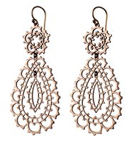 Orecchini Laurent Gandini Donna FILIGRANA ORO ROSA in Acciaio #0578 - #0578